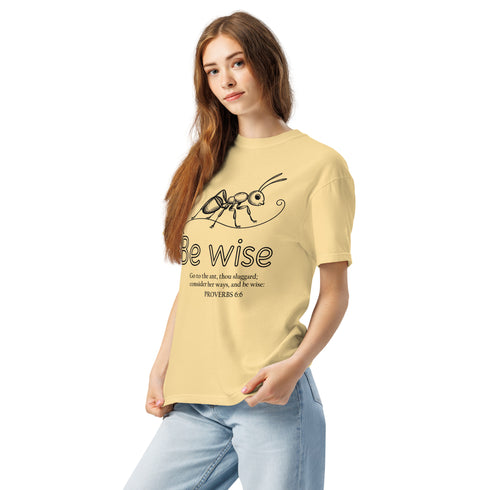Be Wise Christian Bible Verse T-Shirt
